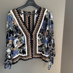 Free People Oversized Boho Top